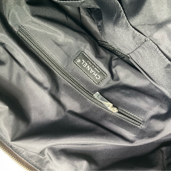 Chanel Fantasy Fur Tote Faux Fur And Leather Brown Shoulder Bag Purse - Picture 14 of 16